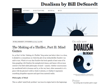 Tablet Screenshot of dualismthebook.com